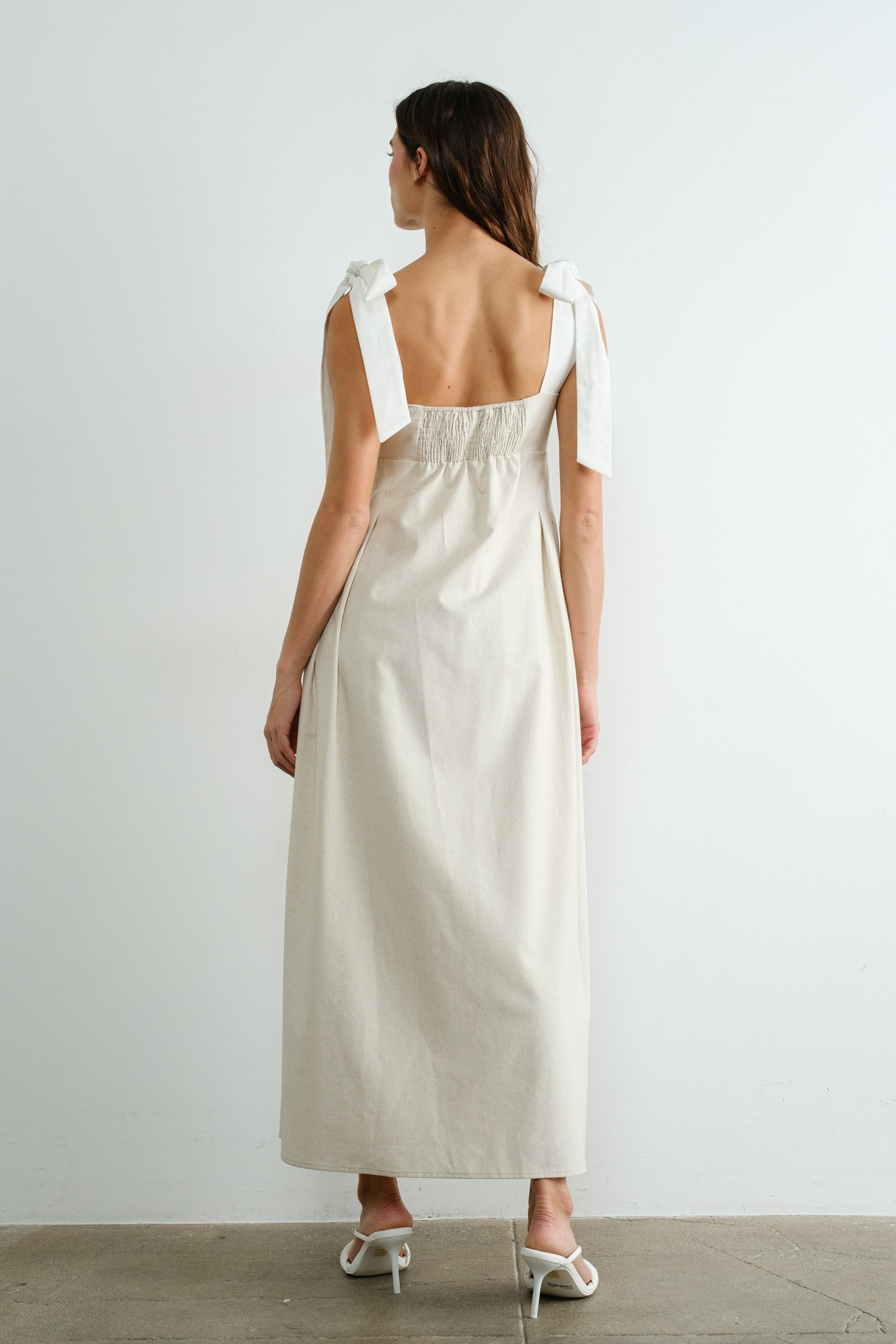 Linen and Bows Midi