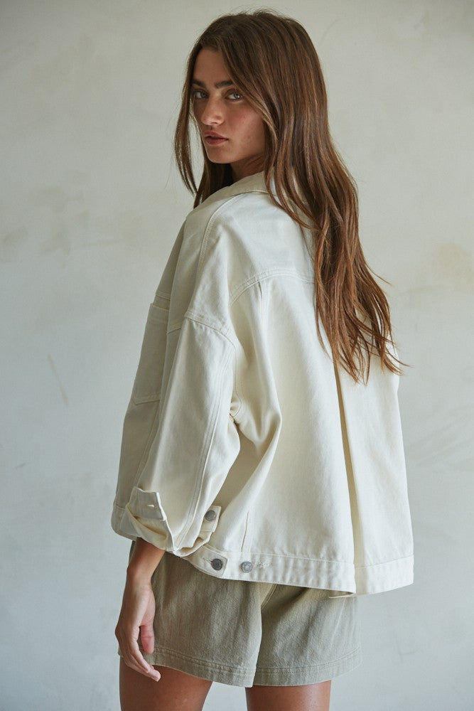 Oatmeal Jean Jacket