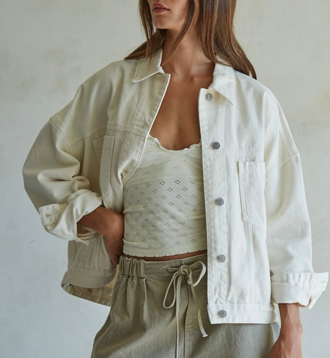 Oatmeal Jean Jacket
