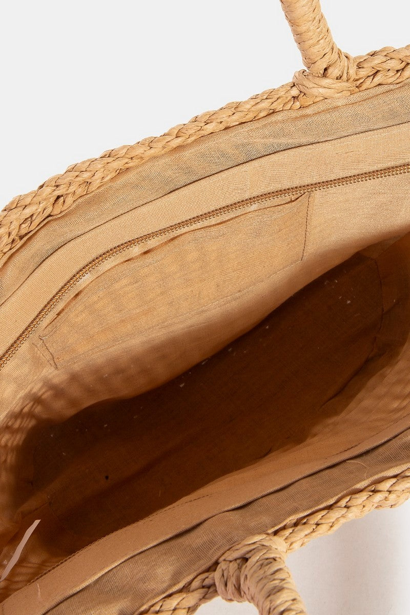 Straw Tote Bag
