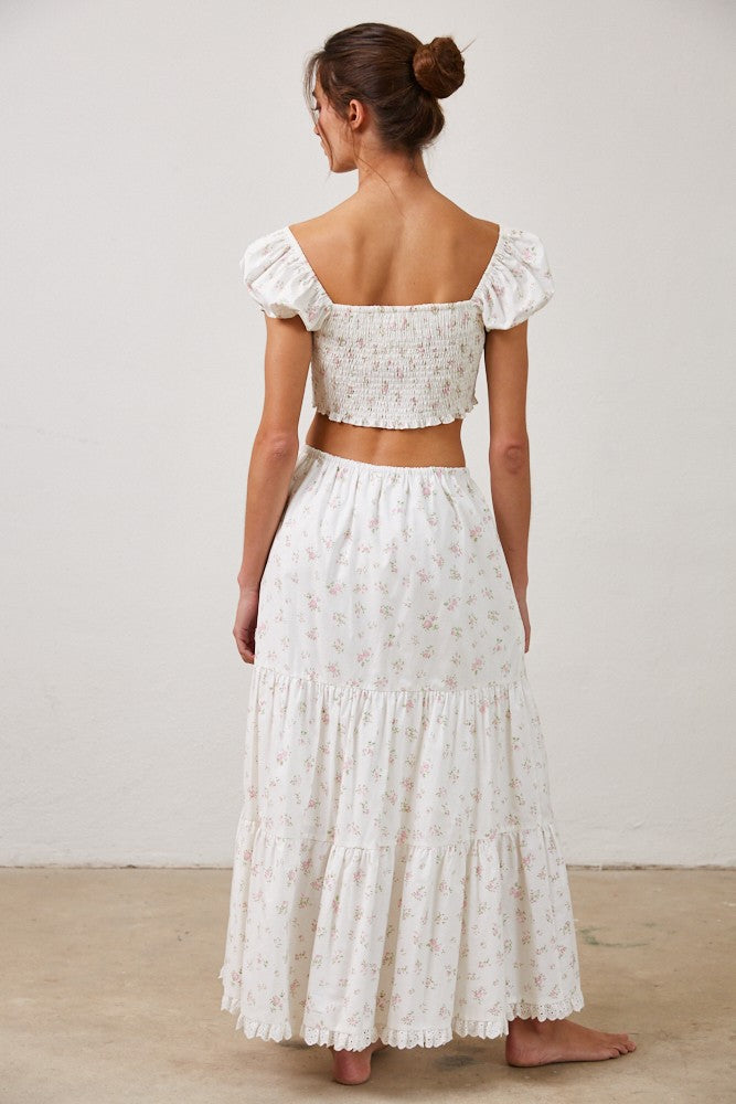 Floral Breeze Skirt Set
